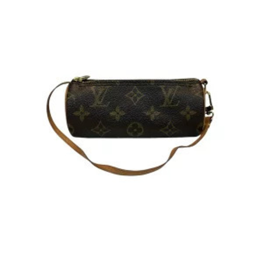 Louis Vuitton Monogram Papillon bag attached Pouch Clutch accessories